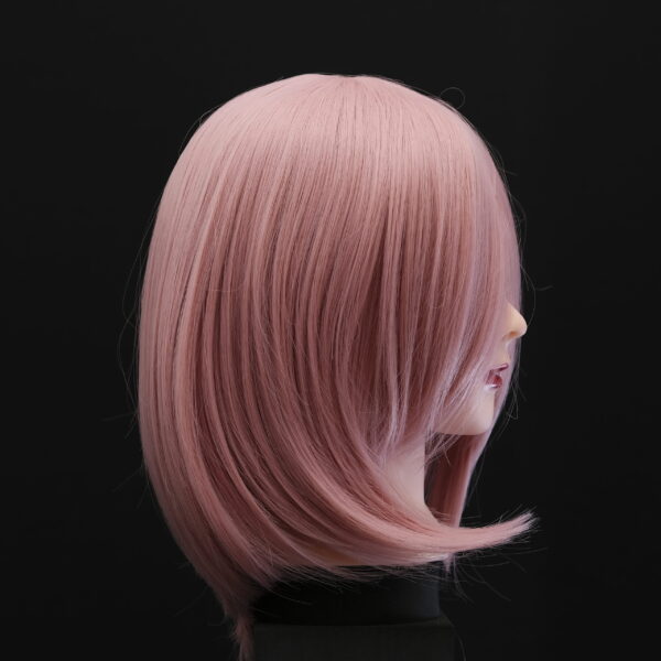 Rosy Pink Hair Rose Wig - 35cm