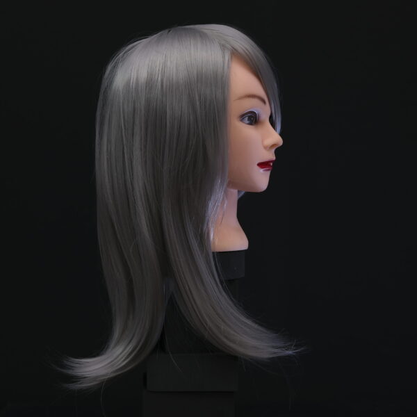 Light Grey Hair Rose Wig - 46cm